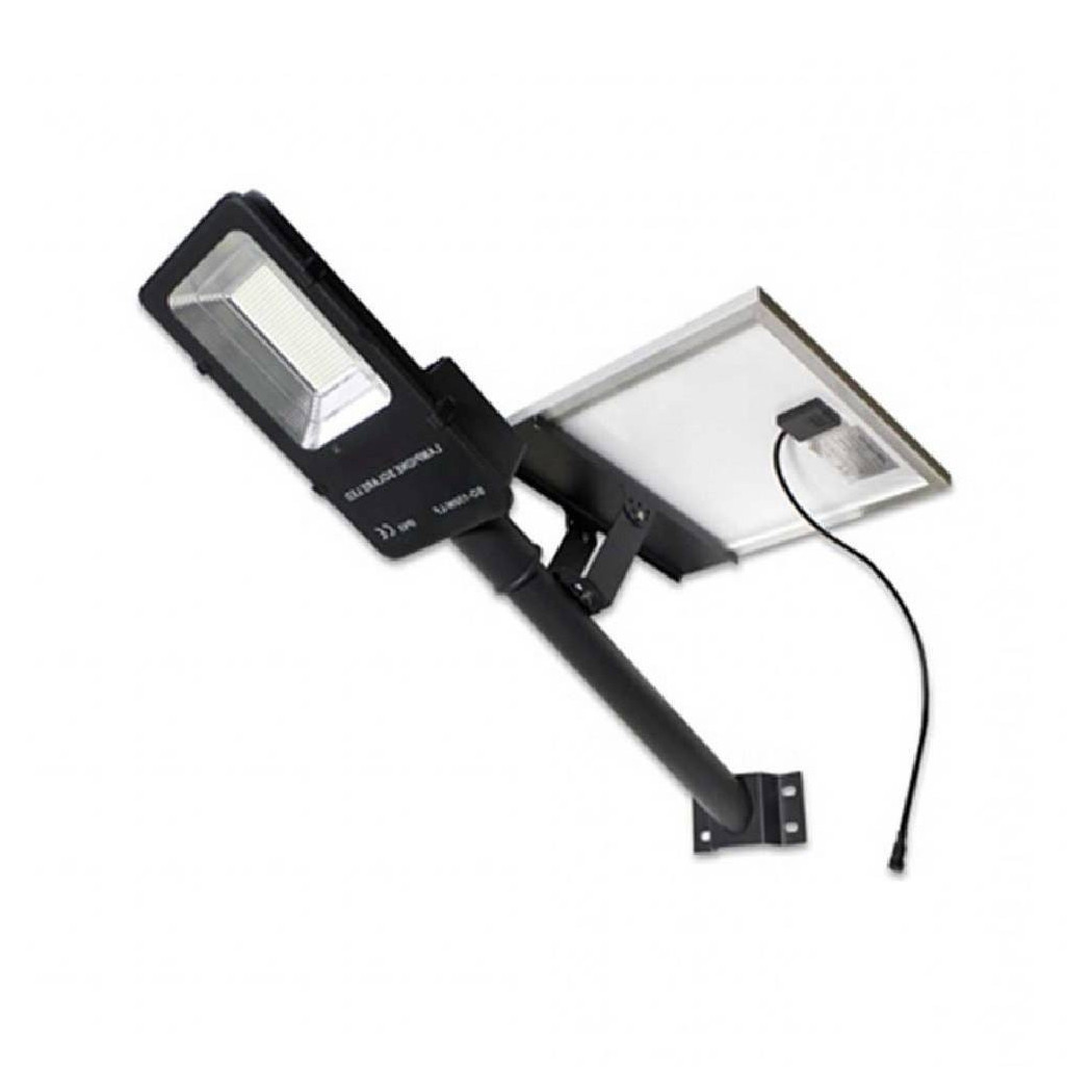 foto del prodotto trade shop faro led lampione 200w con pannello energia solare kit staffa incluso so 200w lf 