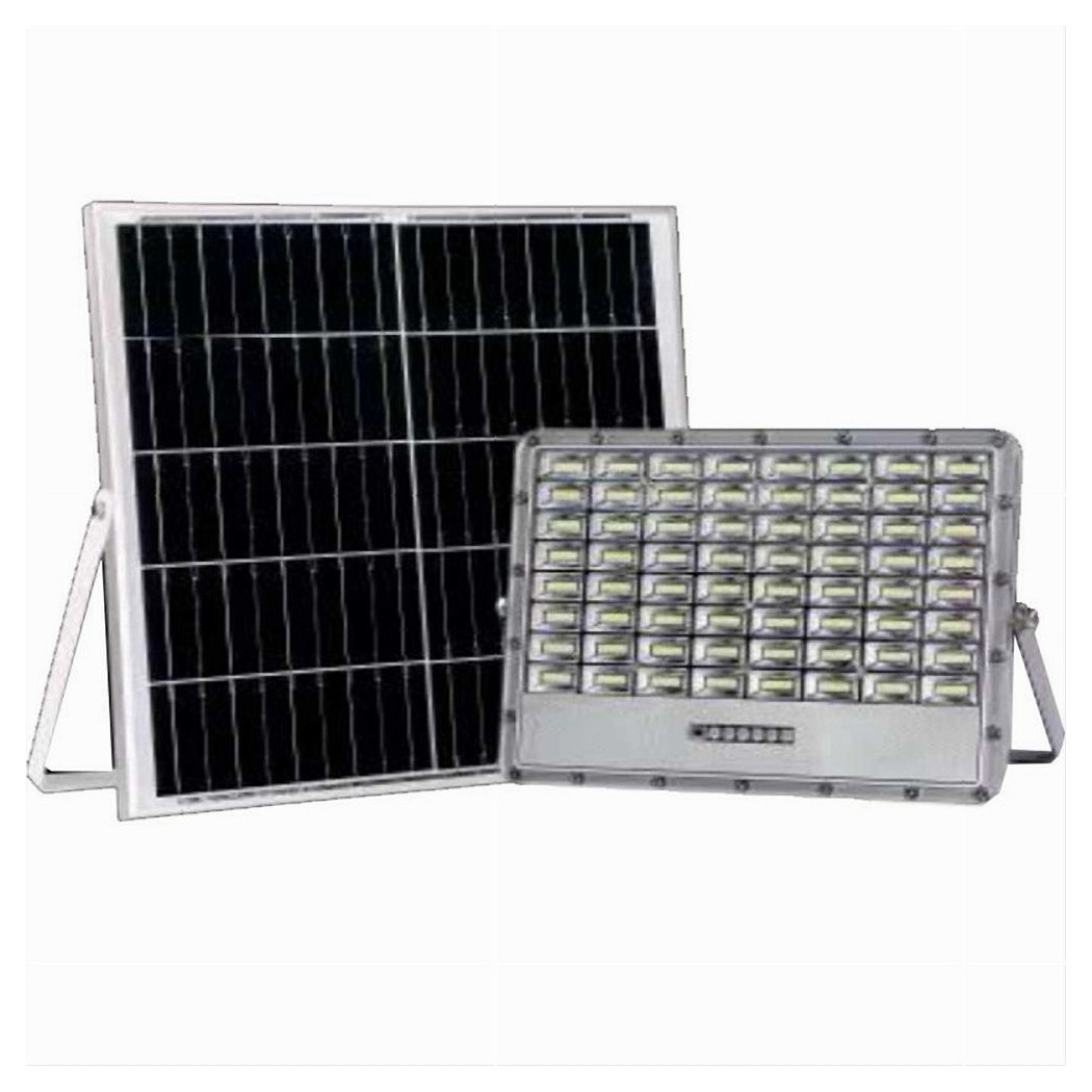 foto del prodotto trade shop faro led pannello solare 300w luce fredda telecomando indicatore carica tk08 300w 
