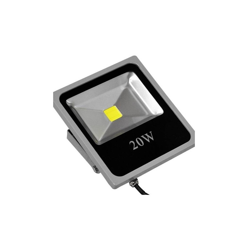foto del prodotto trade shop faro led slim faretto ip66 alta luminosit luce bianca fredda 10 20 30 50 w 20 watt