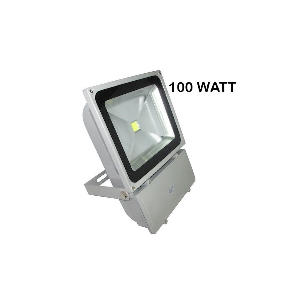 foto del prodotto trade shop faro led slim faretto luce calda alta luminosita 39 10w 20w 30w 50w 80w 100w ip66 100 watt