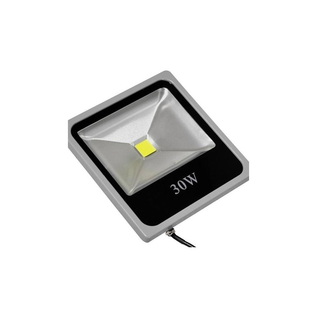 foto del prodotto trade shop faro led slim faretto luce calda alta luminosita 39 10w 20w 30w 50w 80w 100w ip66 30 watt