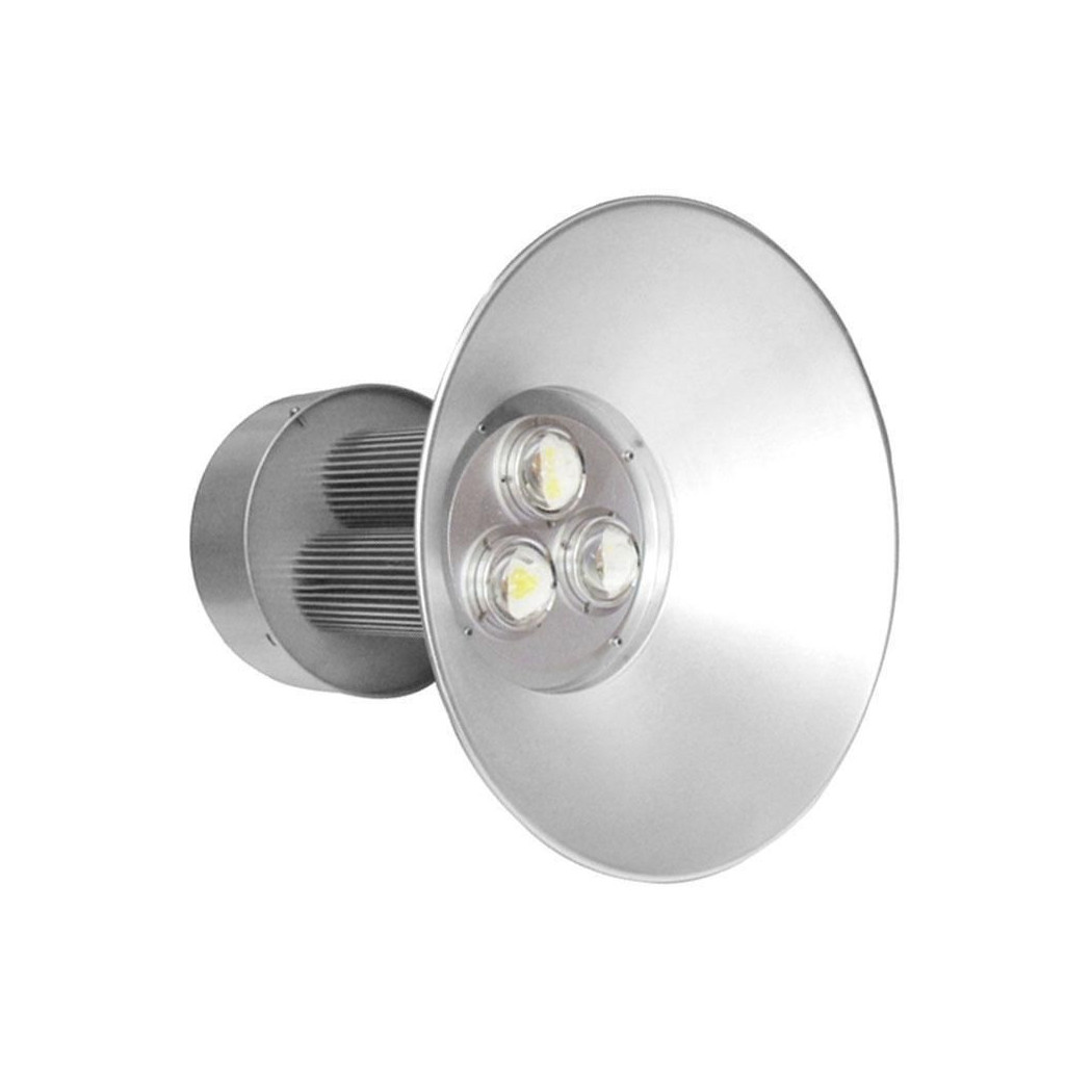 foto del prodotto trade shop faro proiettore faretto con campana industriale a led 150watt luce bianco freddo 