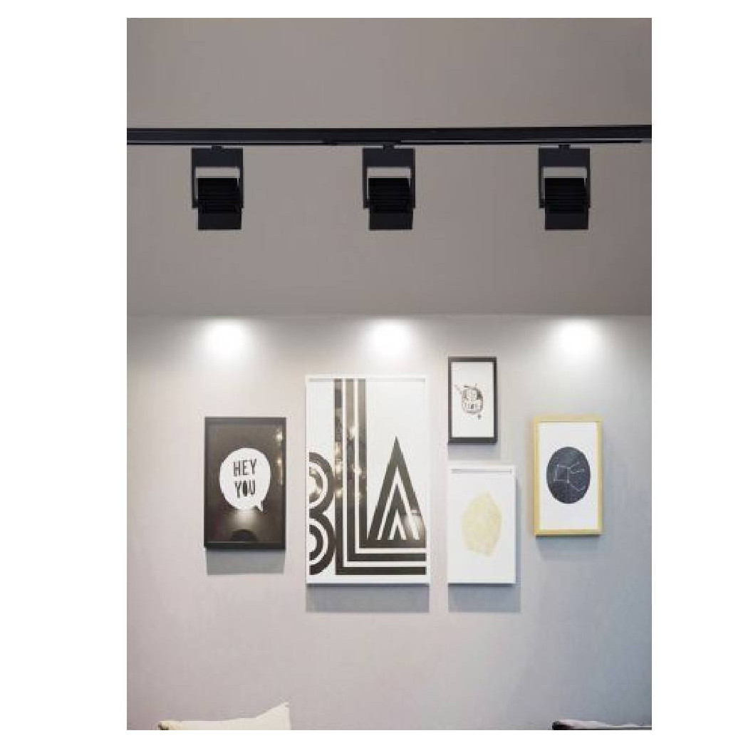 foto del prodotto trade shop faro proiettore led cob x binario 30w luce 6500k 3000k 4000k orientabile f30w 5h bianco naturale 