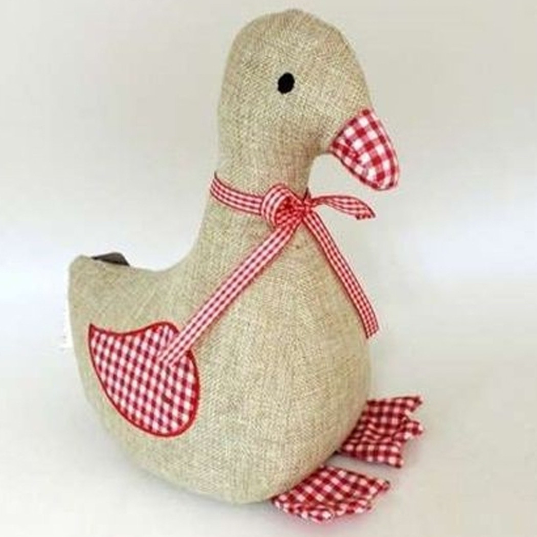 foto del prodotto trade shop fermaporta forma anatra duck anatroccolo sabbia blocca vintage shabby chic 