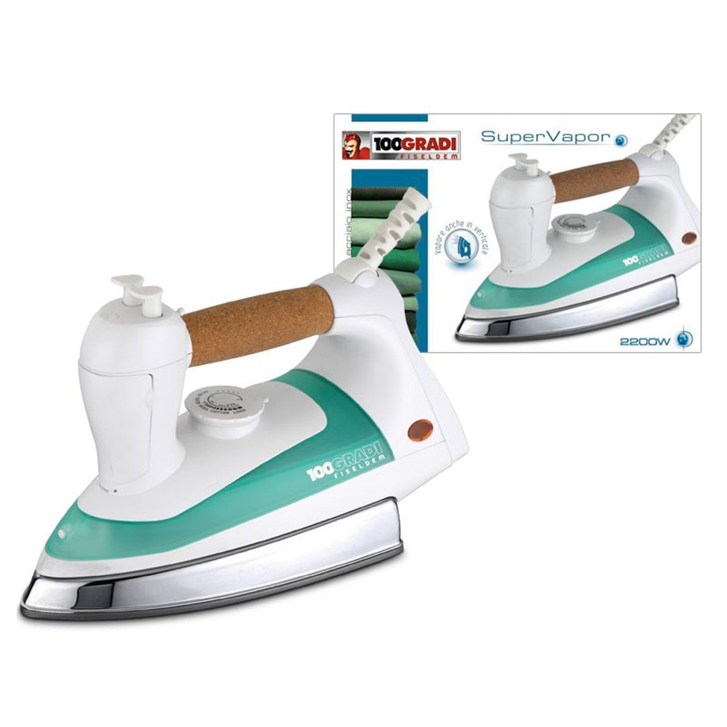 foto del prodotto trade shop ferro da stiro supervapor fiseldem 2200 watt stiratura secco vapore supervapore 