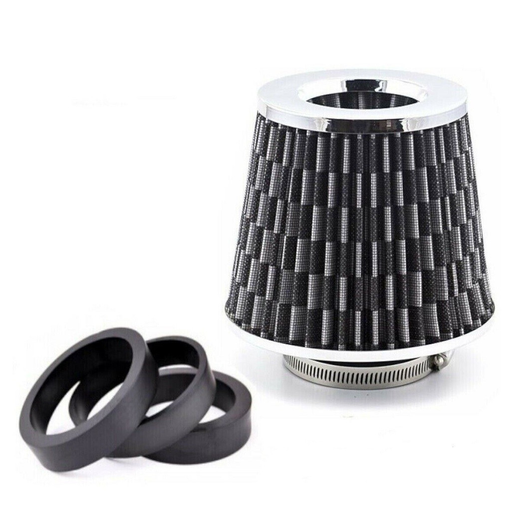 foto del prodotto trade shop filtro aria carbonio sportivo a cono aspirazione per vw polo golf 6 7 tiguan 1 2 