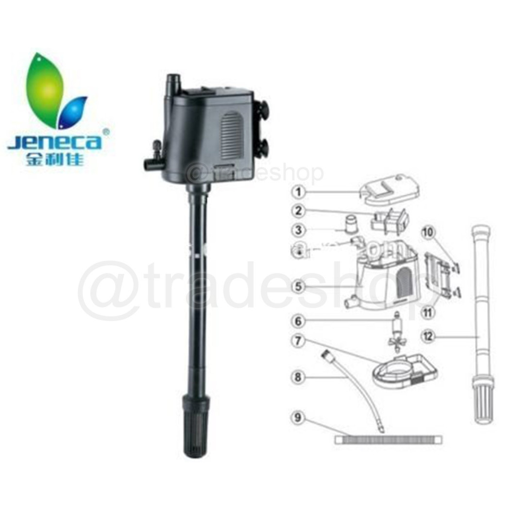 foto del prodotto trade shop filtro interno pompa sommergibile per acquario 15w 900 l h ipf 1990 jeneca 