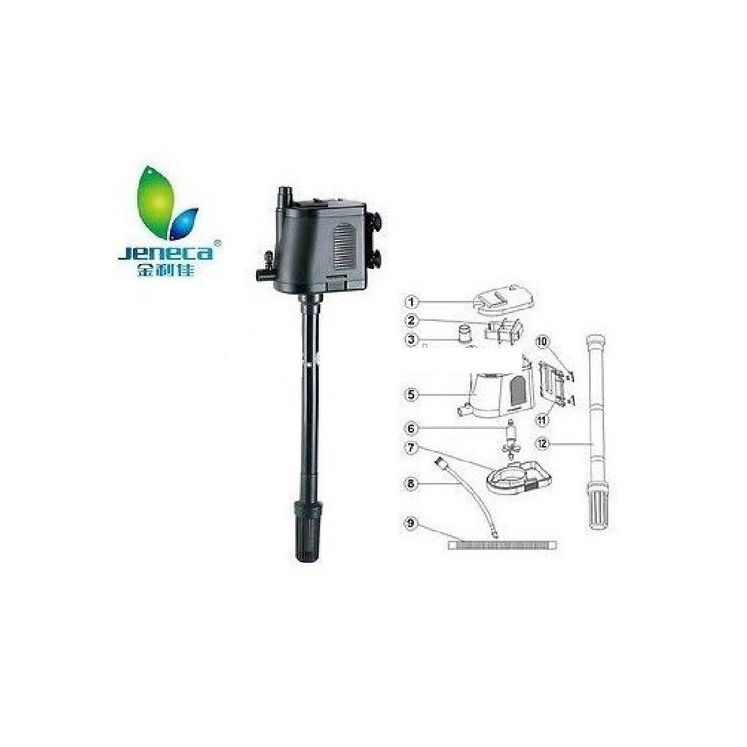 foto del prodotto trade shop filtro interno pompa sommergibile per acquario 46w 3000 l h ipf 4990 jeneca 
