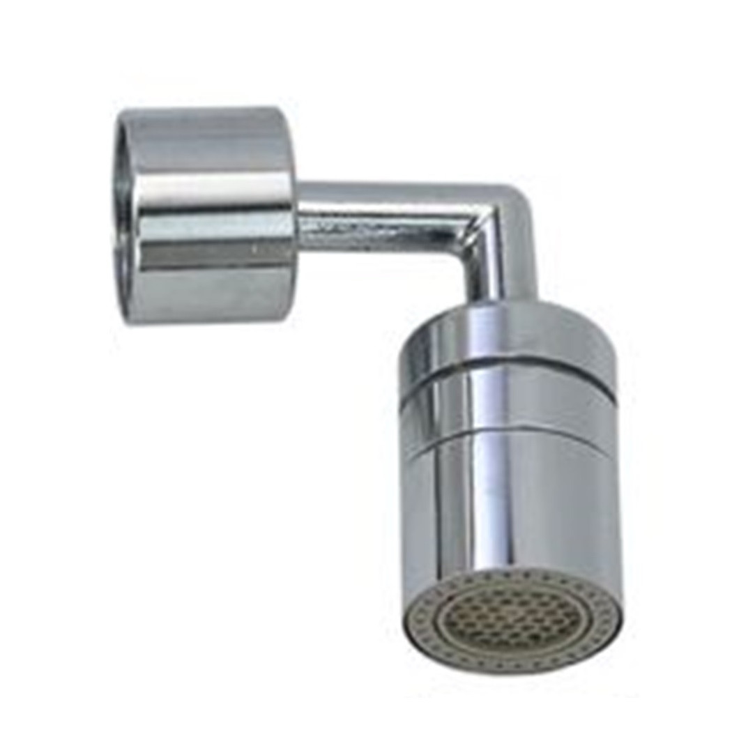 foto del prodotto trade shop filtro rubinetto antispruzzo con snodo in metallo rompigetto aeratore 22 24mm 87979 