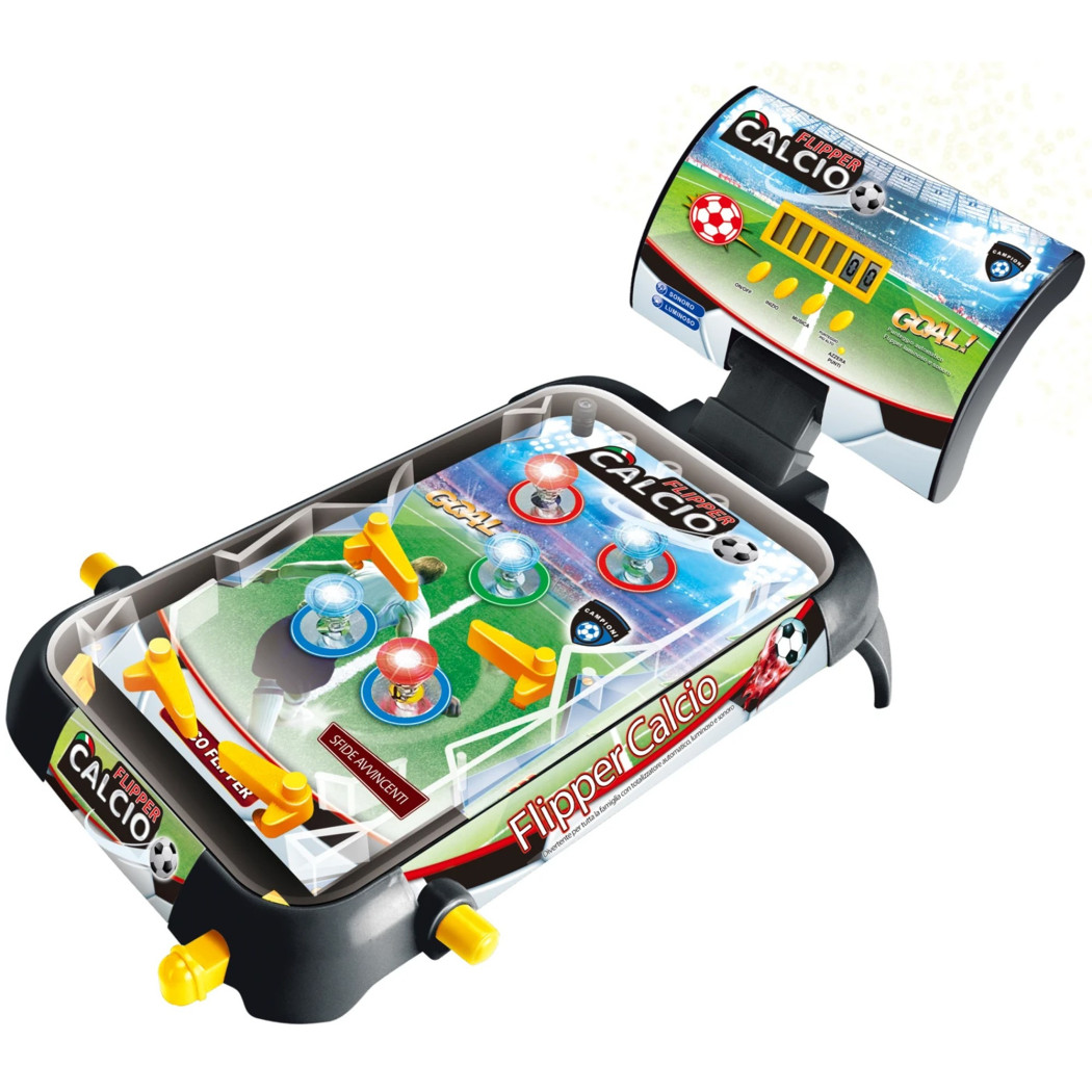 foto del prodotto trade shop flipper soccer digitale luci e suoni punteggio automatico giocattolo bambini 