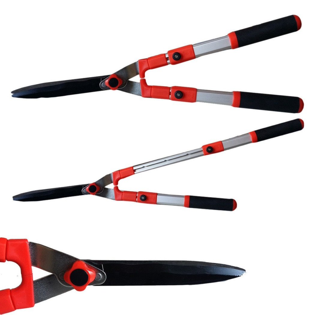 foto del prodotto trade shop forbice cesoia da pota taglia rami telescopica con manici allungabili 65 86 cm 