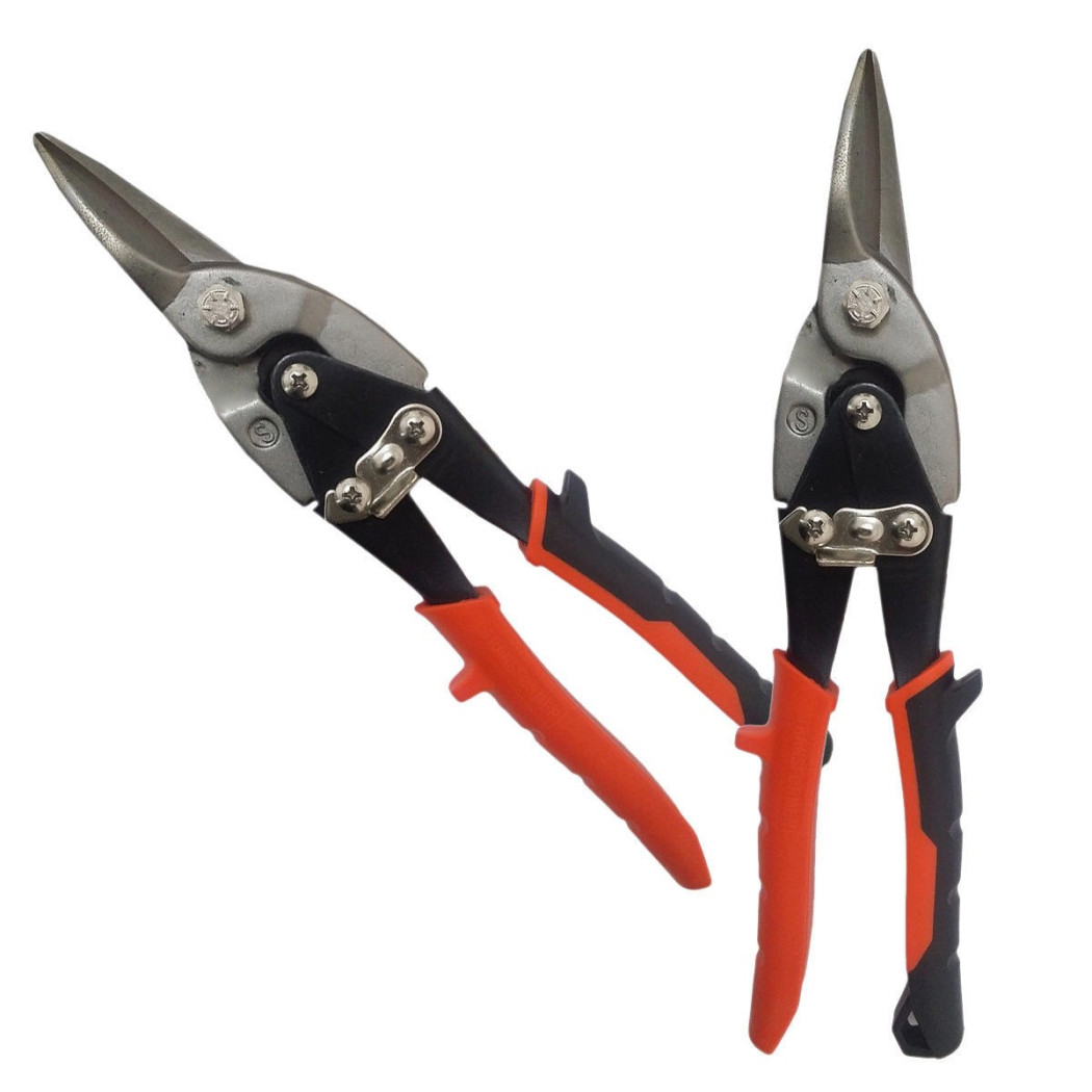 foto del prodotto trade shop forbice forbici stagno cesoia per lamiera a taglio dritto 50mm 25cm 250mm 10 quot 