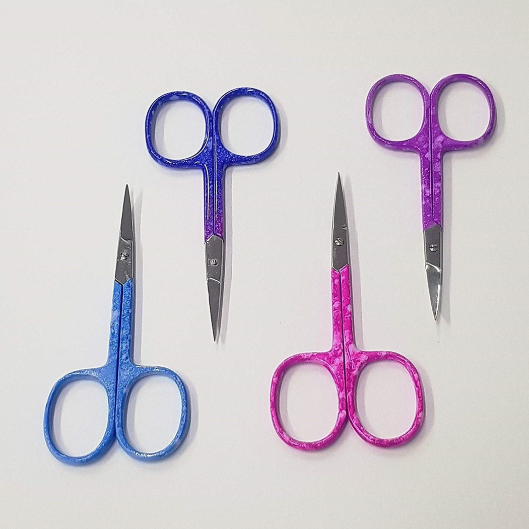 foto del prodotto trade shop forbici forbice professionale forbicine colorate 453 unghie unghia punta dritta 