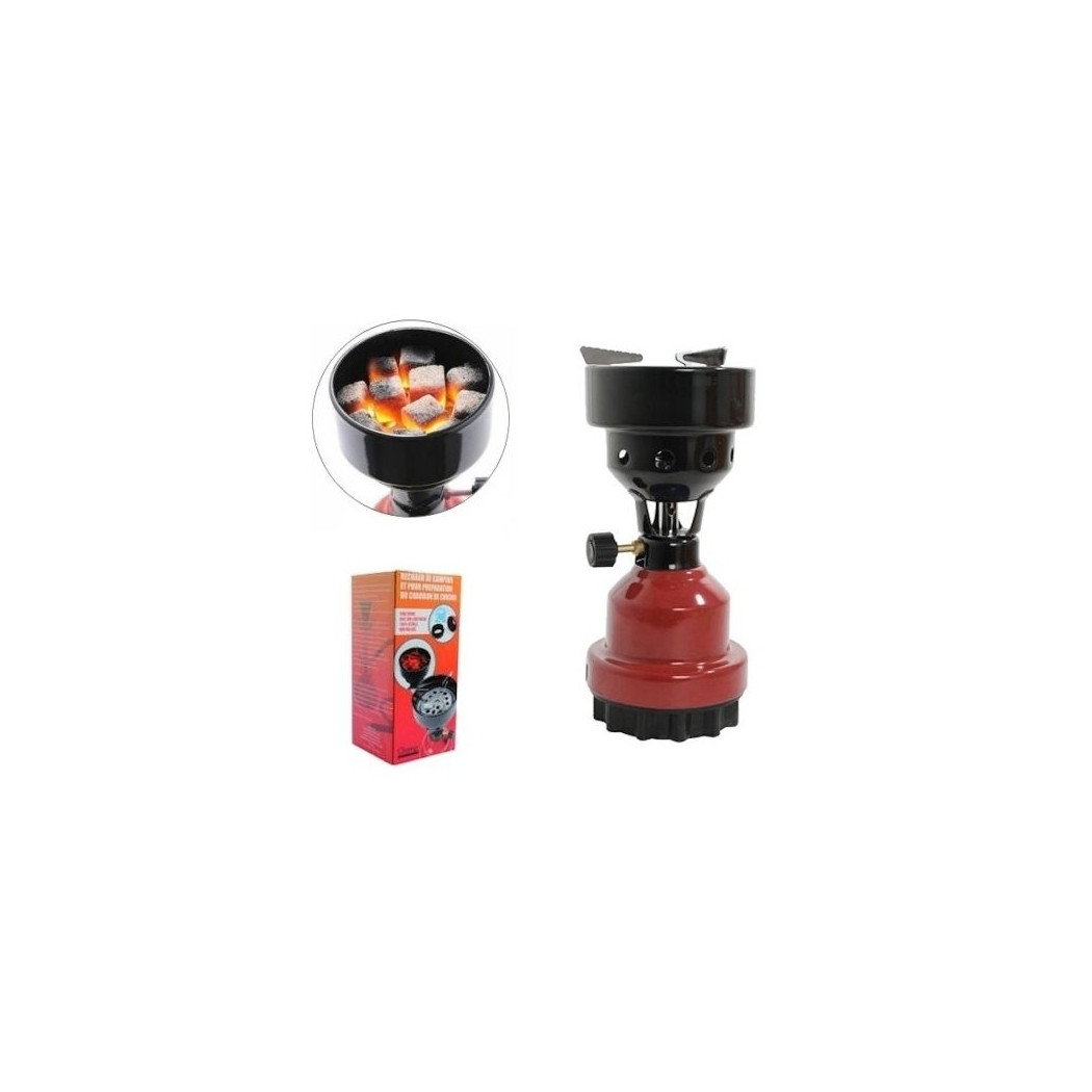 foto del prodotto trade shop fornello carbone con cartucce a propano gas da 190 g fornello fornellino 