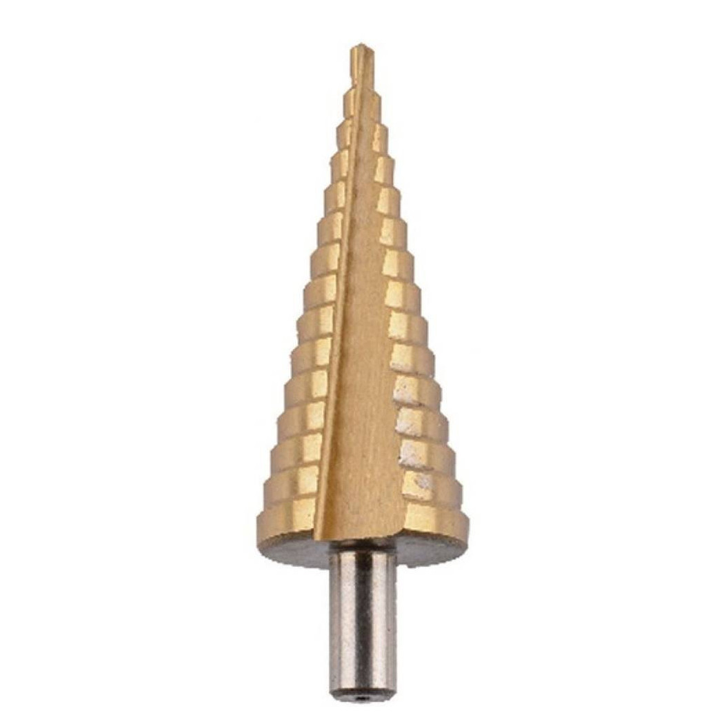 foto del prodotto trade shop fresa conica punta svasatrice a gradini per trapano allargafori acciaio 4 12mm 92088 