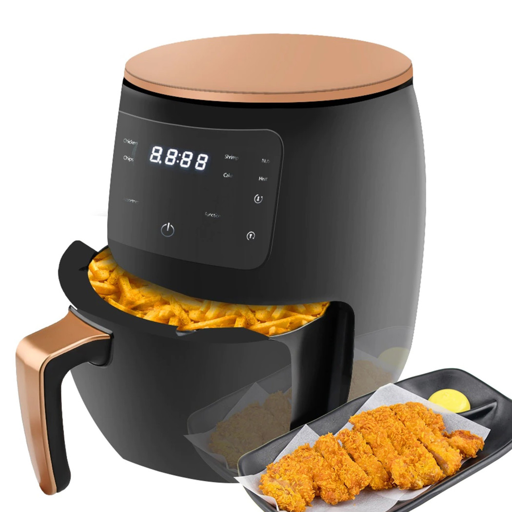 foto del prodotto trade shop friggitrice ad aria calda senza olio airfreyer xl digitale 6 lt premium 2400 w 