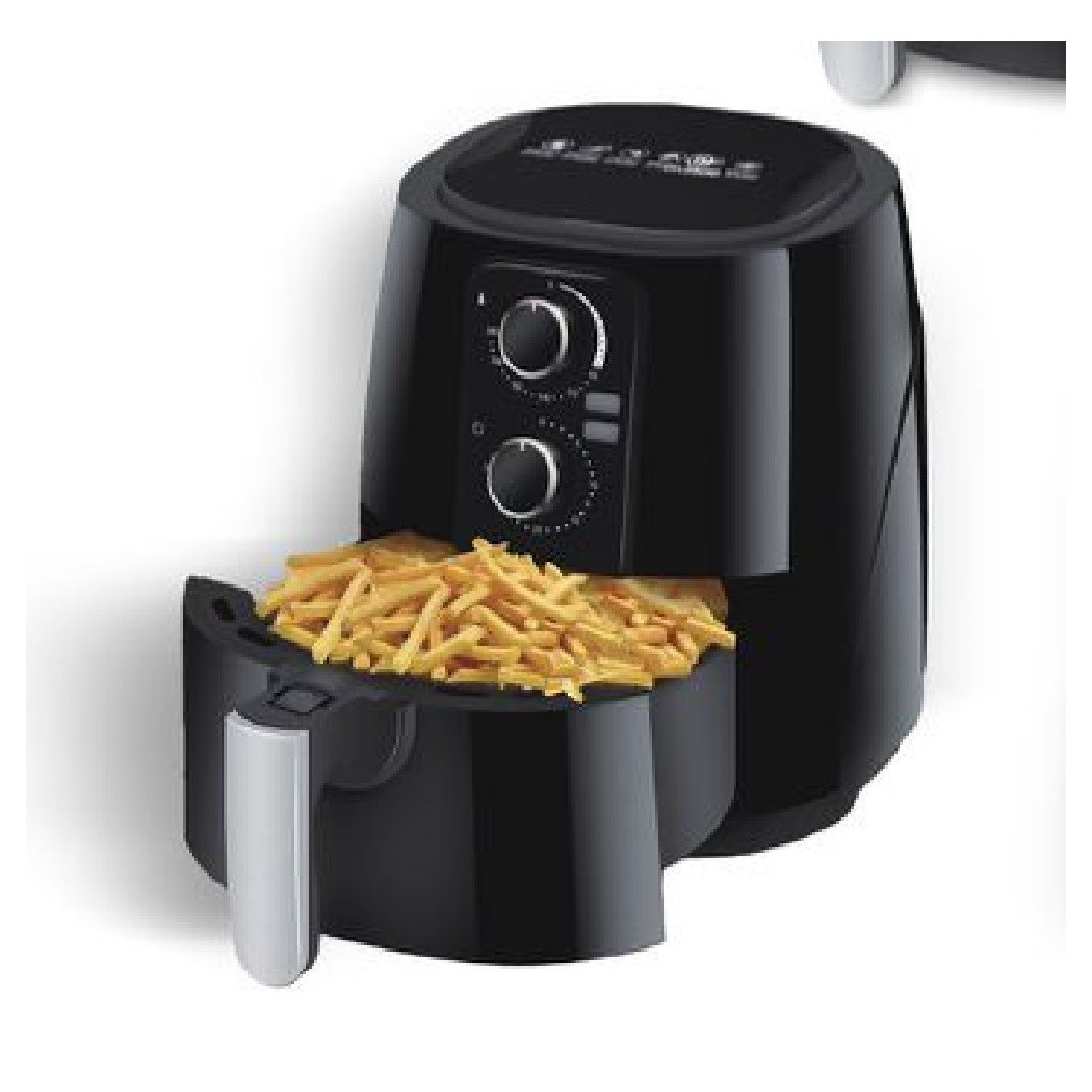 foto del prodotto trade shop friggitrice ad aria calda senza olio capacit 5,5 litri 1500 watt cucina tx 8439 