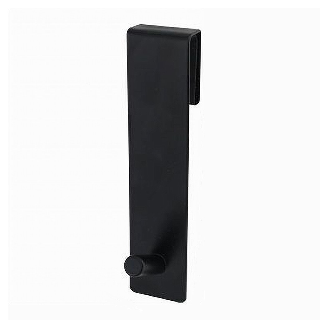 foto del prodotto trade shop gancio per box doccia appendi asciugamano accappatoio bagno 4x13.5 cm nero 87769 