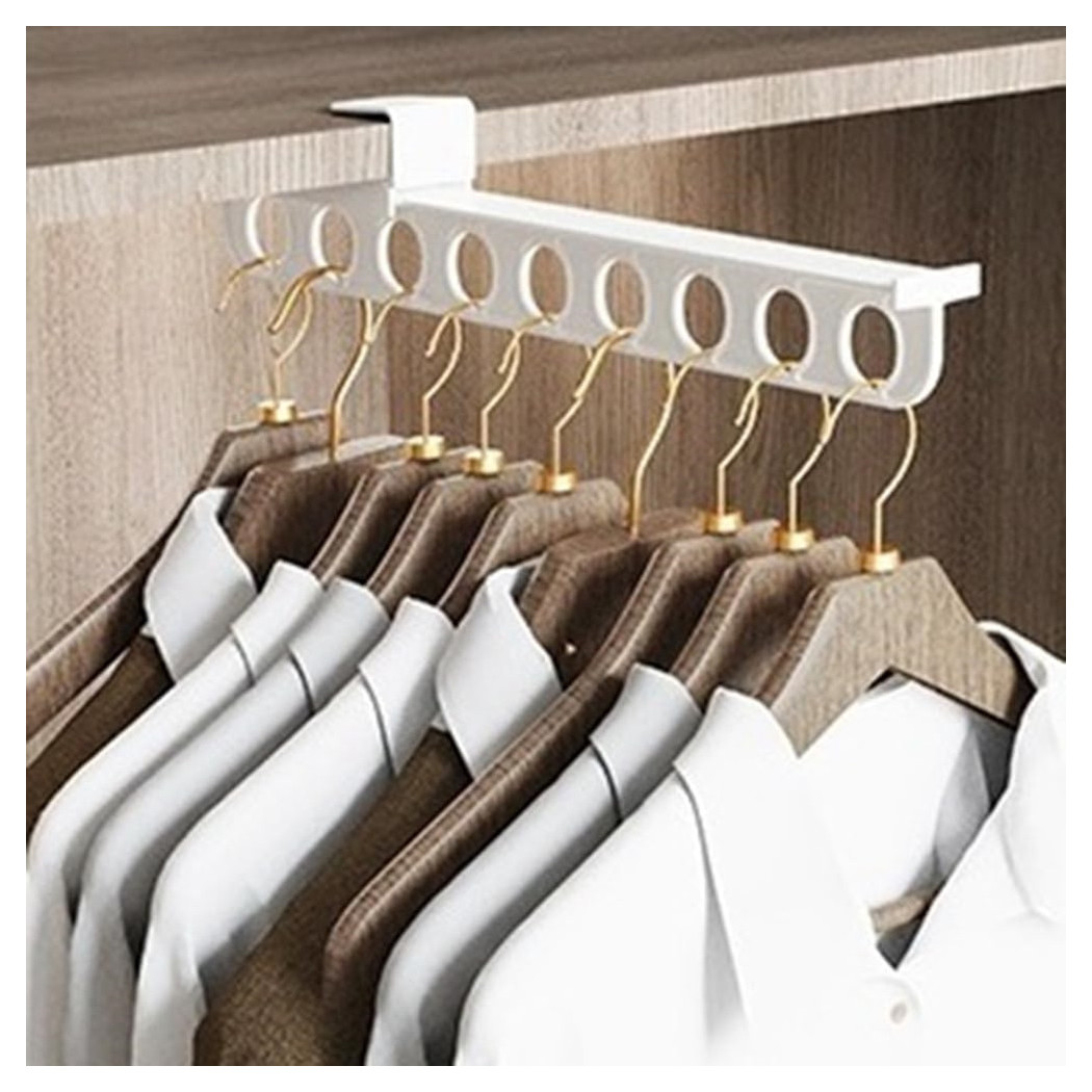 foto del prodotto trade shop gancio per grucce appendiabiti pantaloni sciarpe organizzatore salvaspazio resistente 