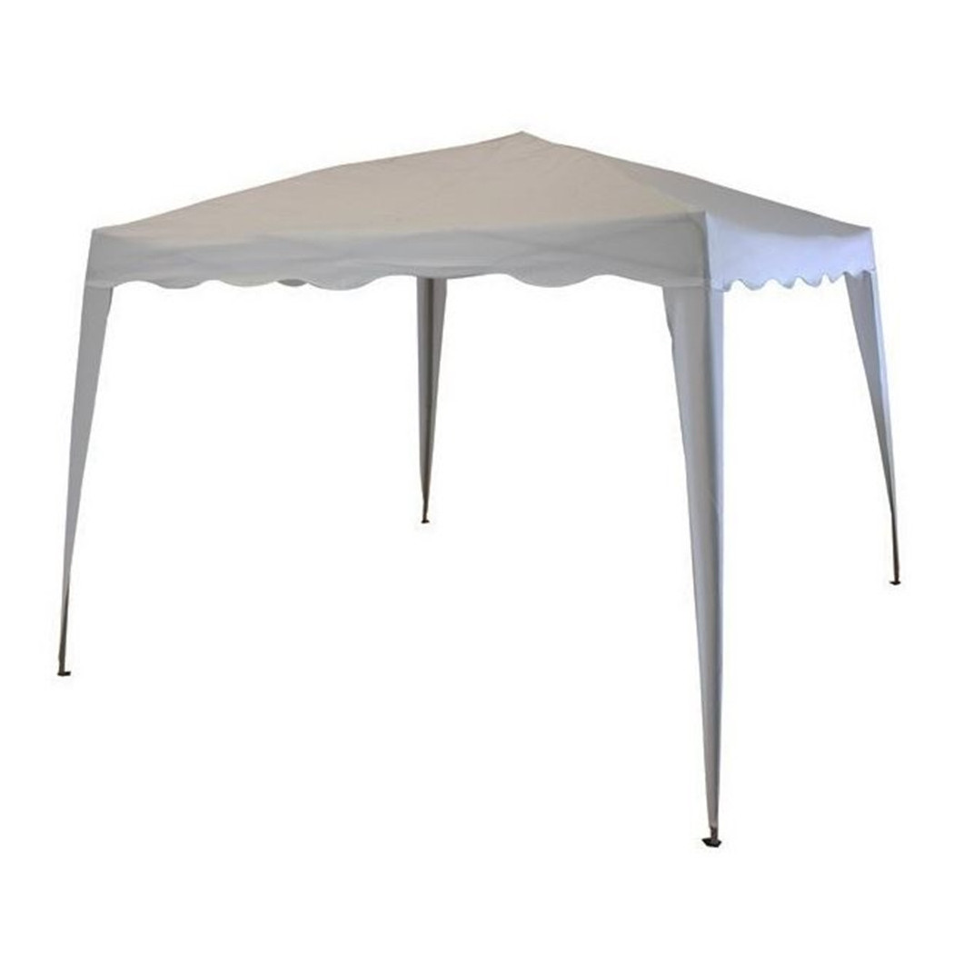 foto del prodotto trade shop gazebo 3x3x2,5 mt pieghevole grigio impermeabile richiudibile tendone giardino 016561 