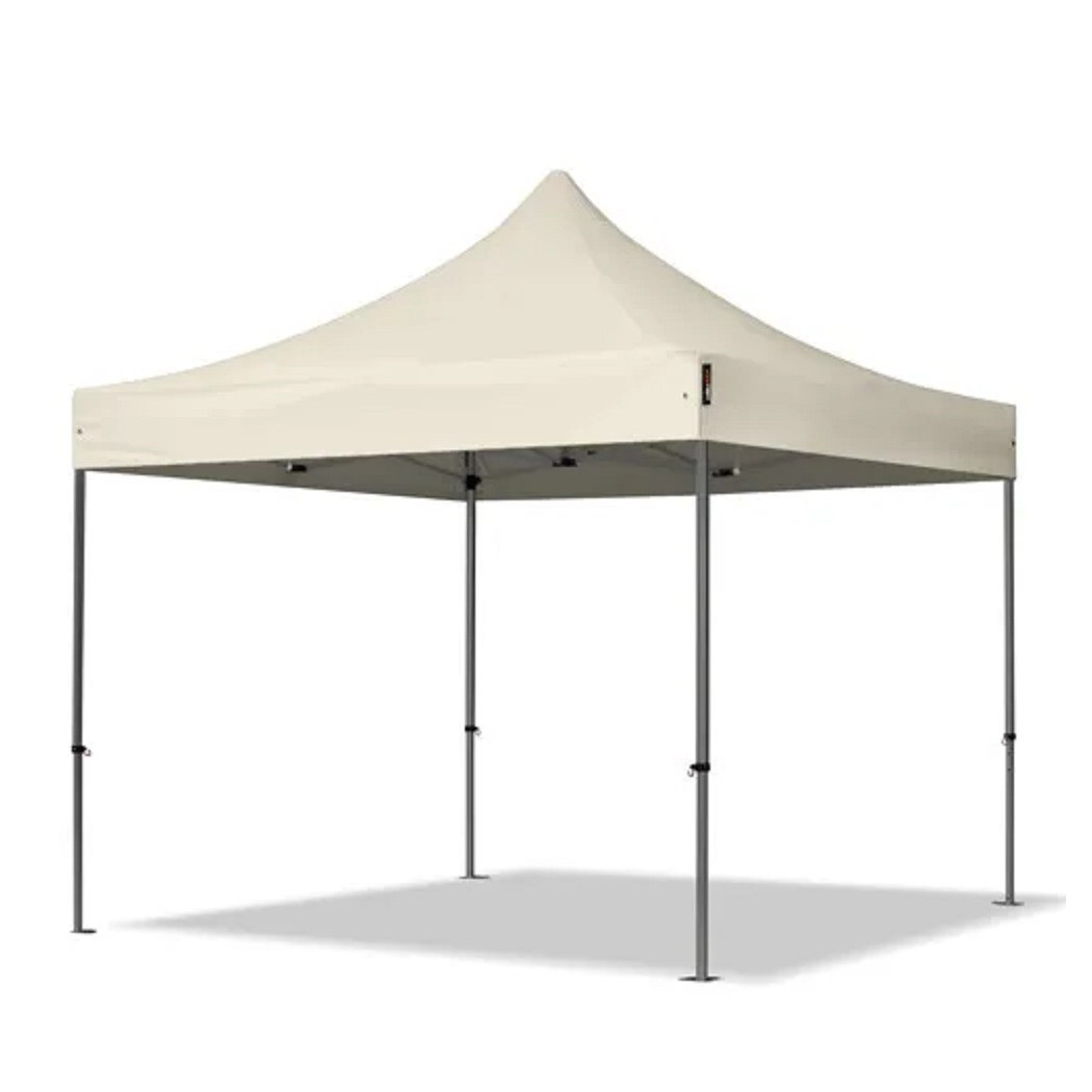 foto del prodotto trade shop gazebo pieghevole giardino 3x3x3mt tenda telo beige padiglione mercati sagre 222713 