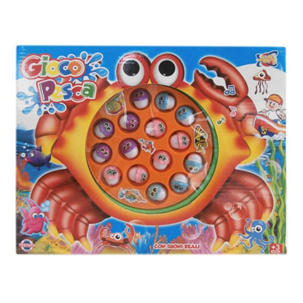 foto del prodotto trade shop gioco di societa 39 da tavolo gioco della pesca granchio 16 pesci con suoni reali 