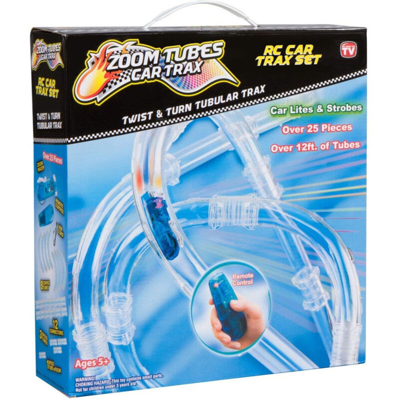 foto del prodotto trade shop gioco giocattolo zoom tube racing tubo magico per macchinine con effetto luci 