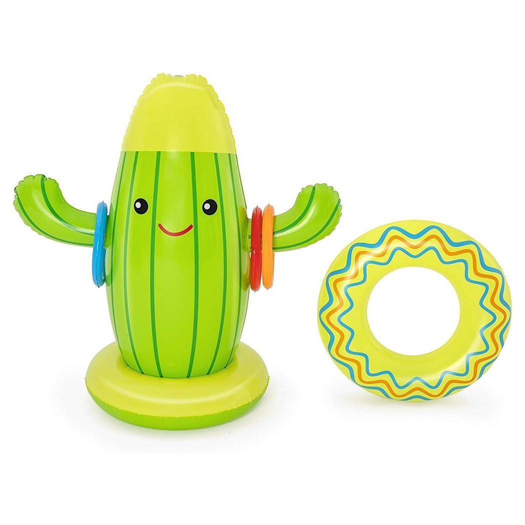 foto del prodotto trade shop gioco spruzza acqua a forma di cactus per bambini 2 anni 105x60 cm estate 52381 