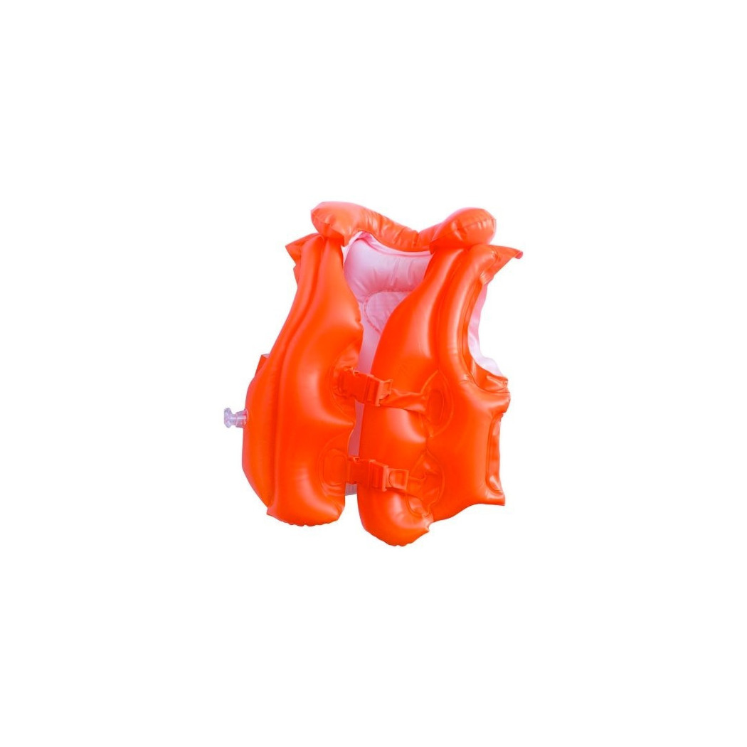 foto del prodotto trade shop giubbotto salvagente giubbino salvataggio gonfiabile bambini 50 x 47 cm 