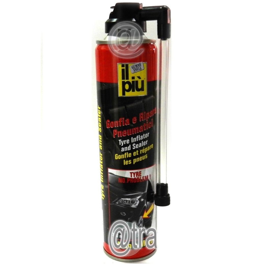 foto del prodotto trade shop gonfia e ripara fori bucature gomme pneumatici universale moto auto bici scooter 