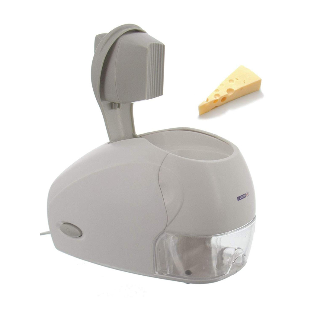 foto del prodotto trade shop grattugia elettrica professionale 250w per formaggio con contenitore e rullo 
