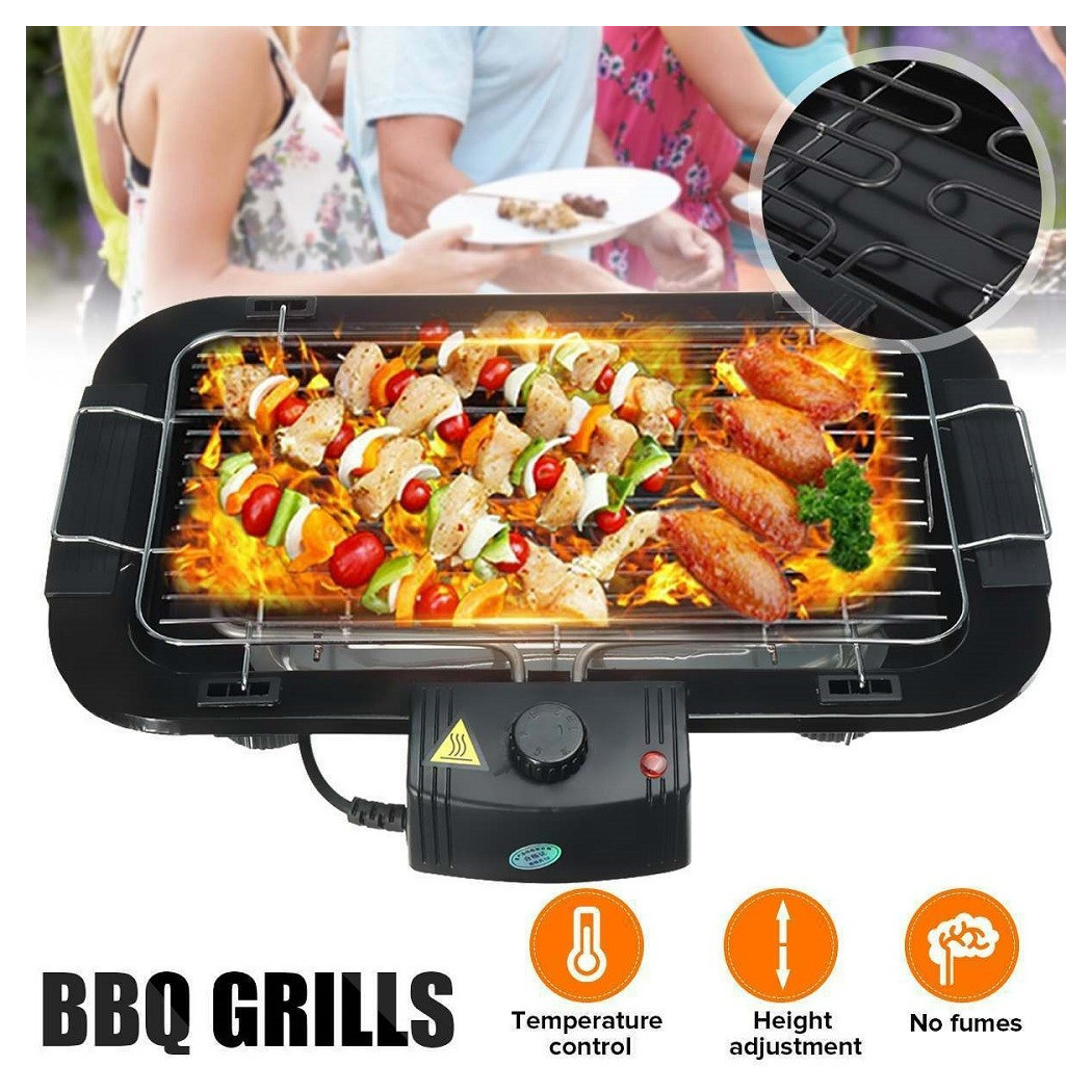 foto del prodotto trade shop griglia elettrica 2000 w barbecue grill bistecchiera bbq giardino q bbq6 jy 06 