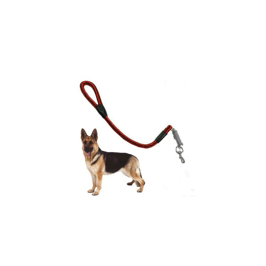 foto del prodotto trade shop guinzaglio per cani in corda nylon resistente con moschettone in metallo 80 cm 