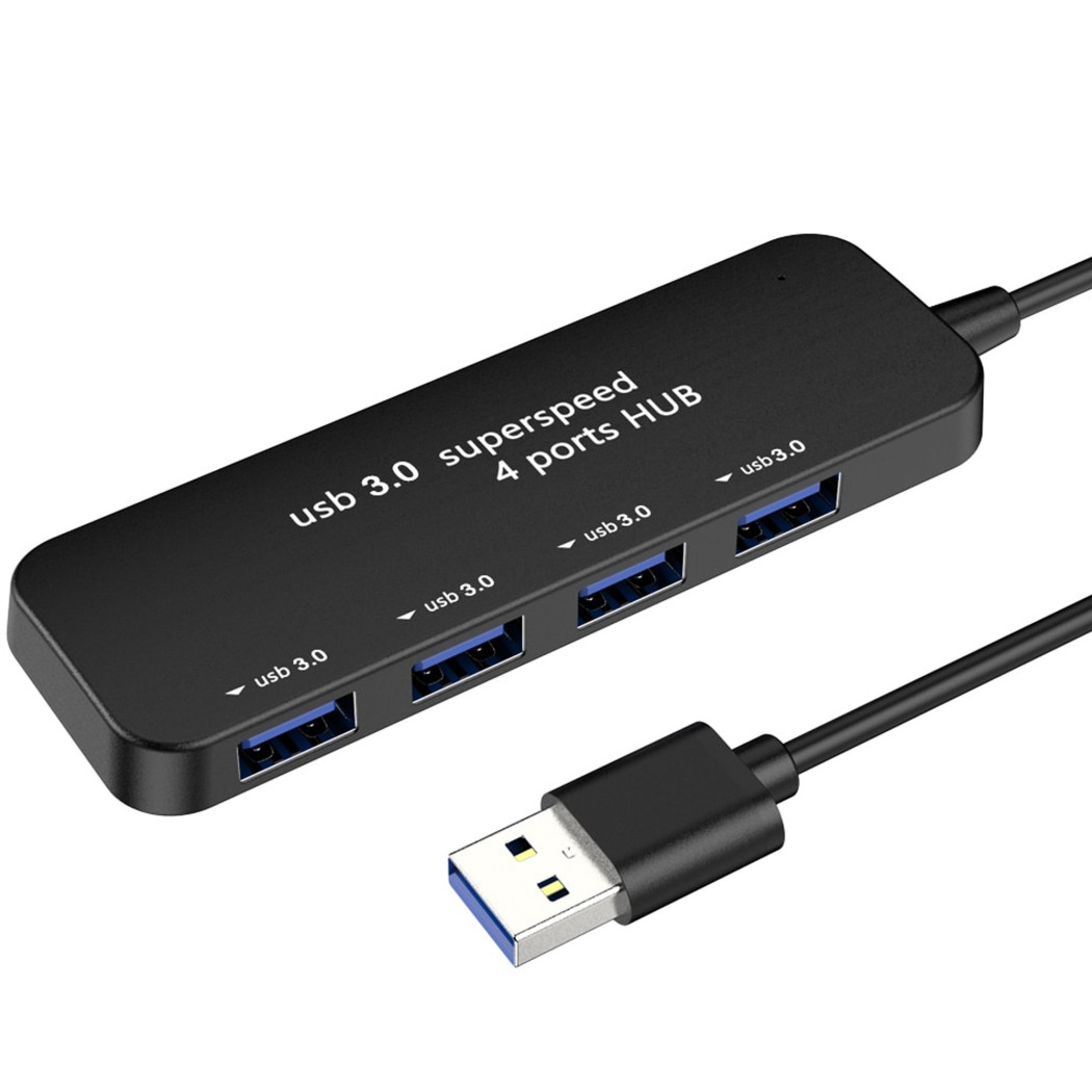 foto del prodotto trade shop hub multiplo 4 porte usb 3.0 super veloce computer con connettore usb q hu301 