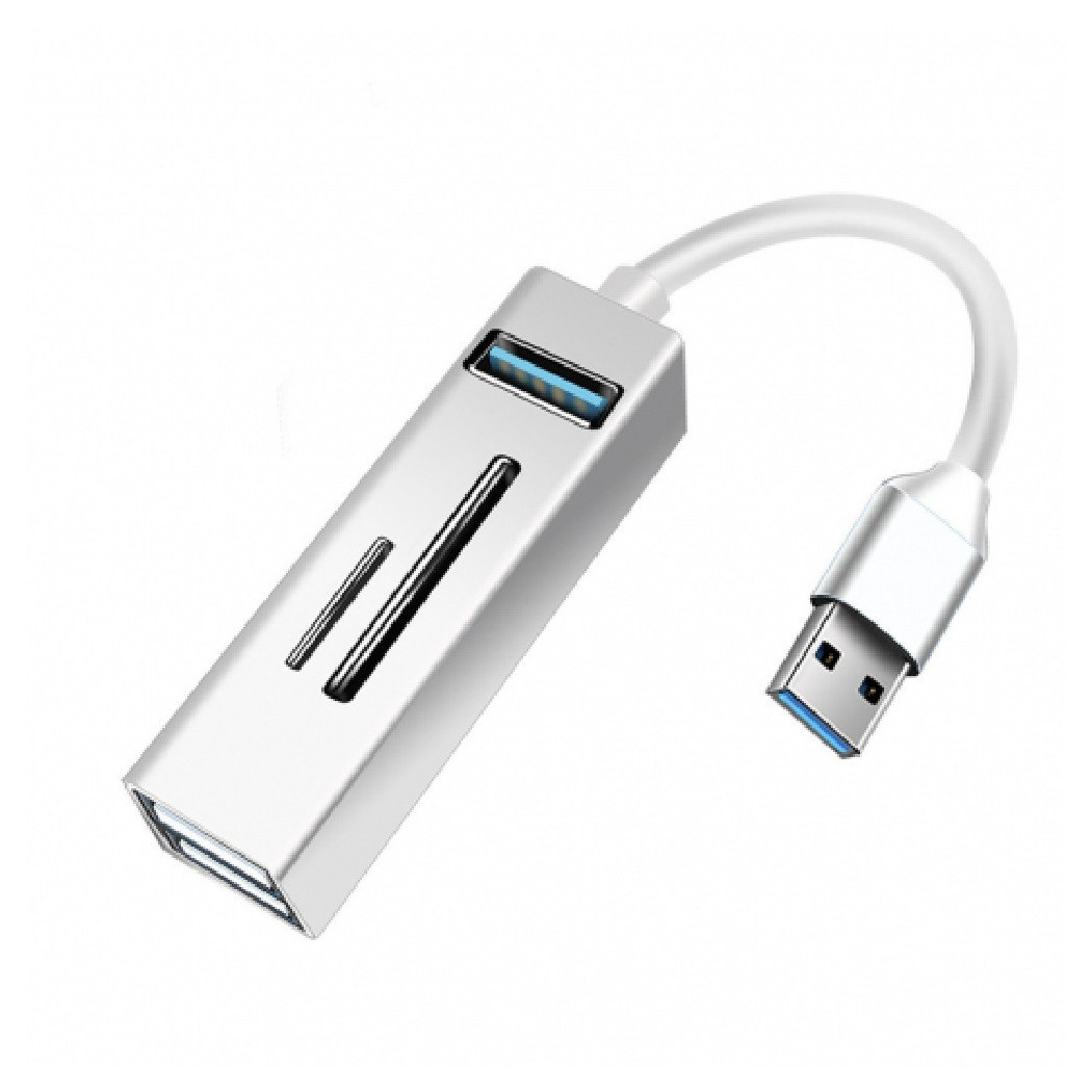 foto del prodotto trade shop hub usb 3.0 5 in 1 lettore di memorie pendrive usb computer pc notebook q hu803 