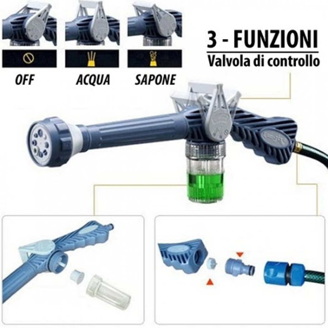 foto del prodotto trade shop idropulitrice ez jet water cannon con 3 modalita 39 di controllo 