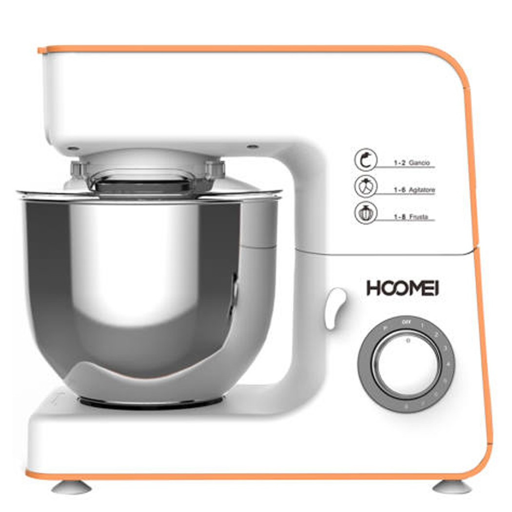 foto del prodotto trade shop impastatrice professionale robot cucina 5,2 lt 1200w planetaria hoomei hm 6890 