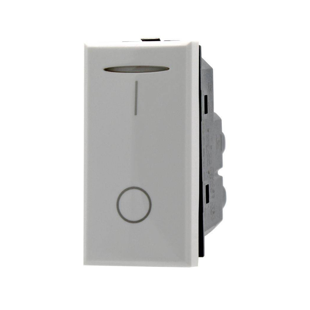foto del prodotto trade shop interruttore 2p 16a bipolare 0 1 bianco compatibile con bticino axolute 