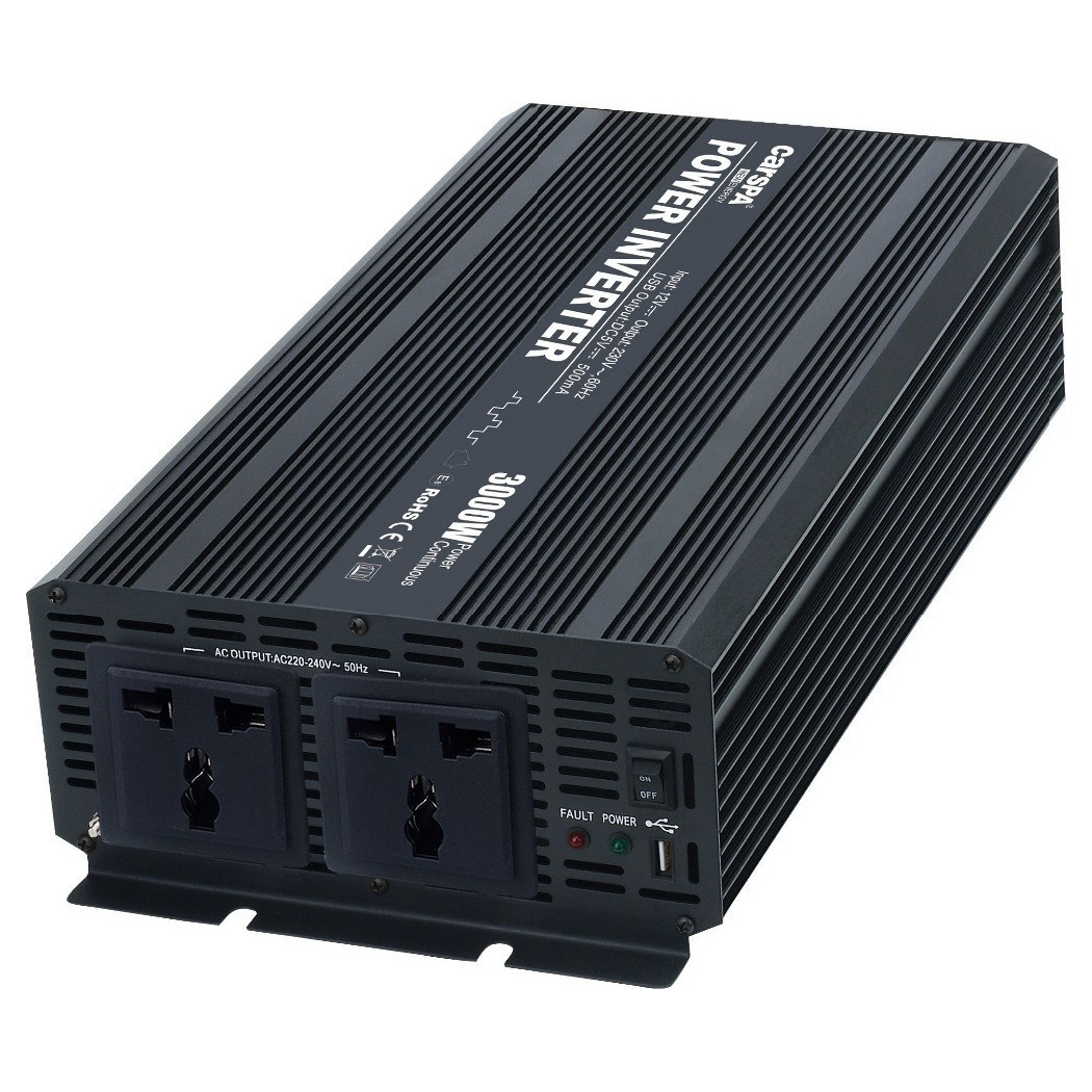 foto del prodotto trade shop inverter di corrente auto 3000w trasformatore di corrente convertitore camper 