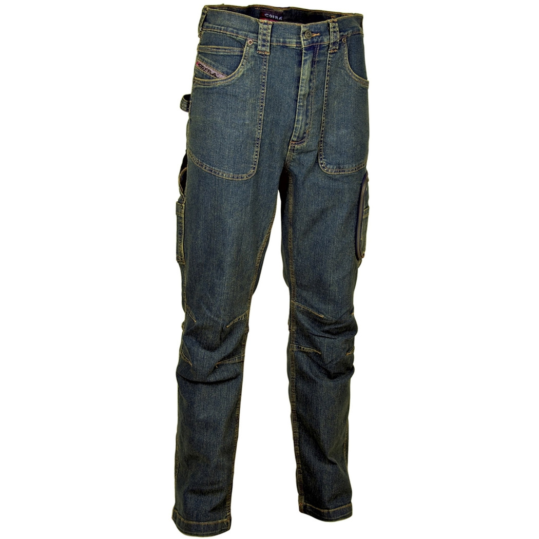 foto del prodotto trade shop jeans barcelona cofra pantalone da lavoro elasticizzato antinfortunistica 46