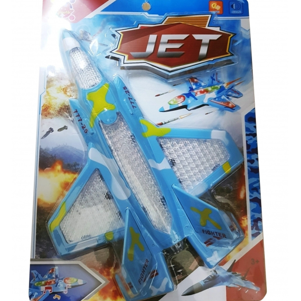foto del prodotto trade shop jet aereo guerra modello luci suoni aeroporto internazionale missile bimbi gioco 