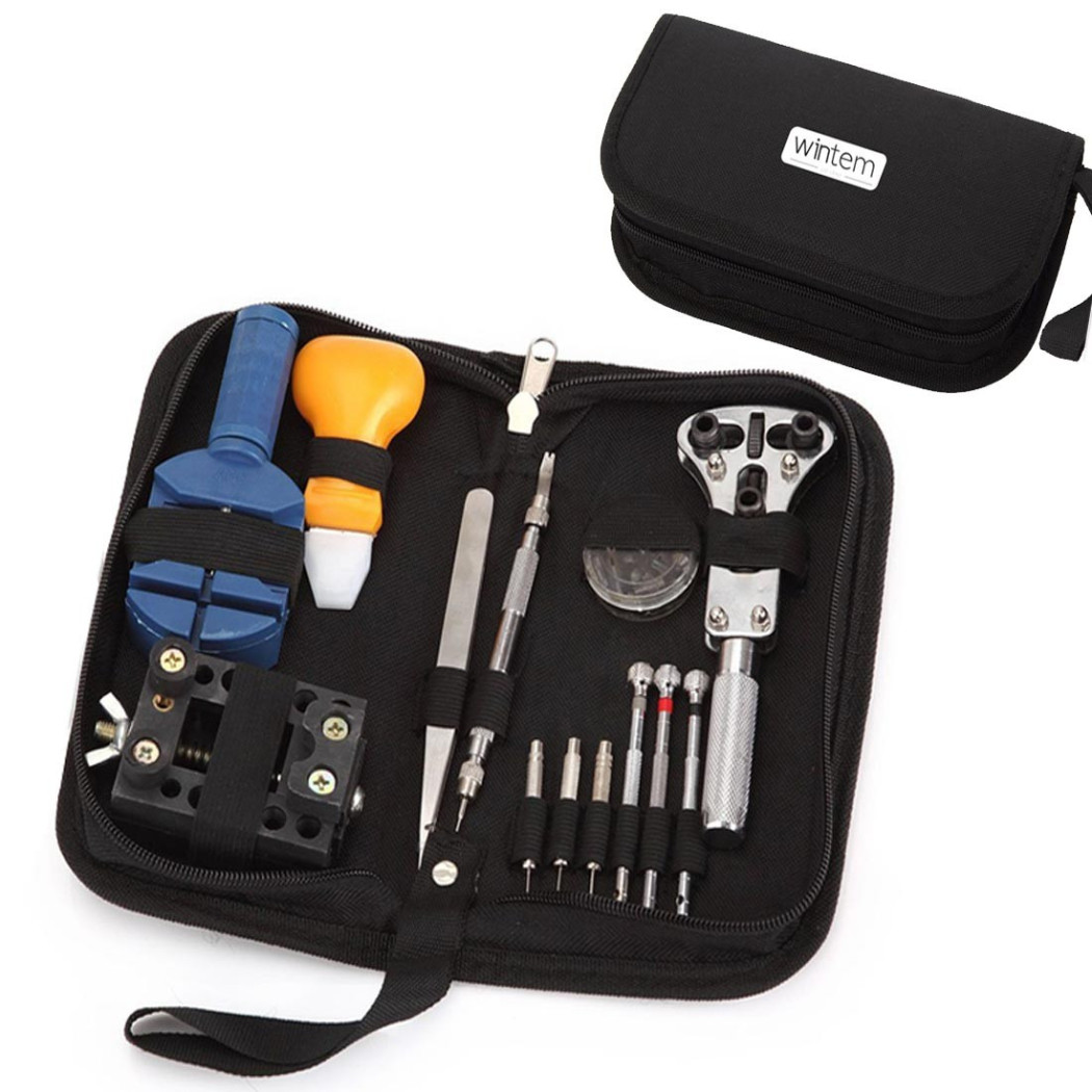 foto del prodotto trade shop kit 30 pezzi riparazione ripara orologi orologiaio professionale 