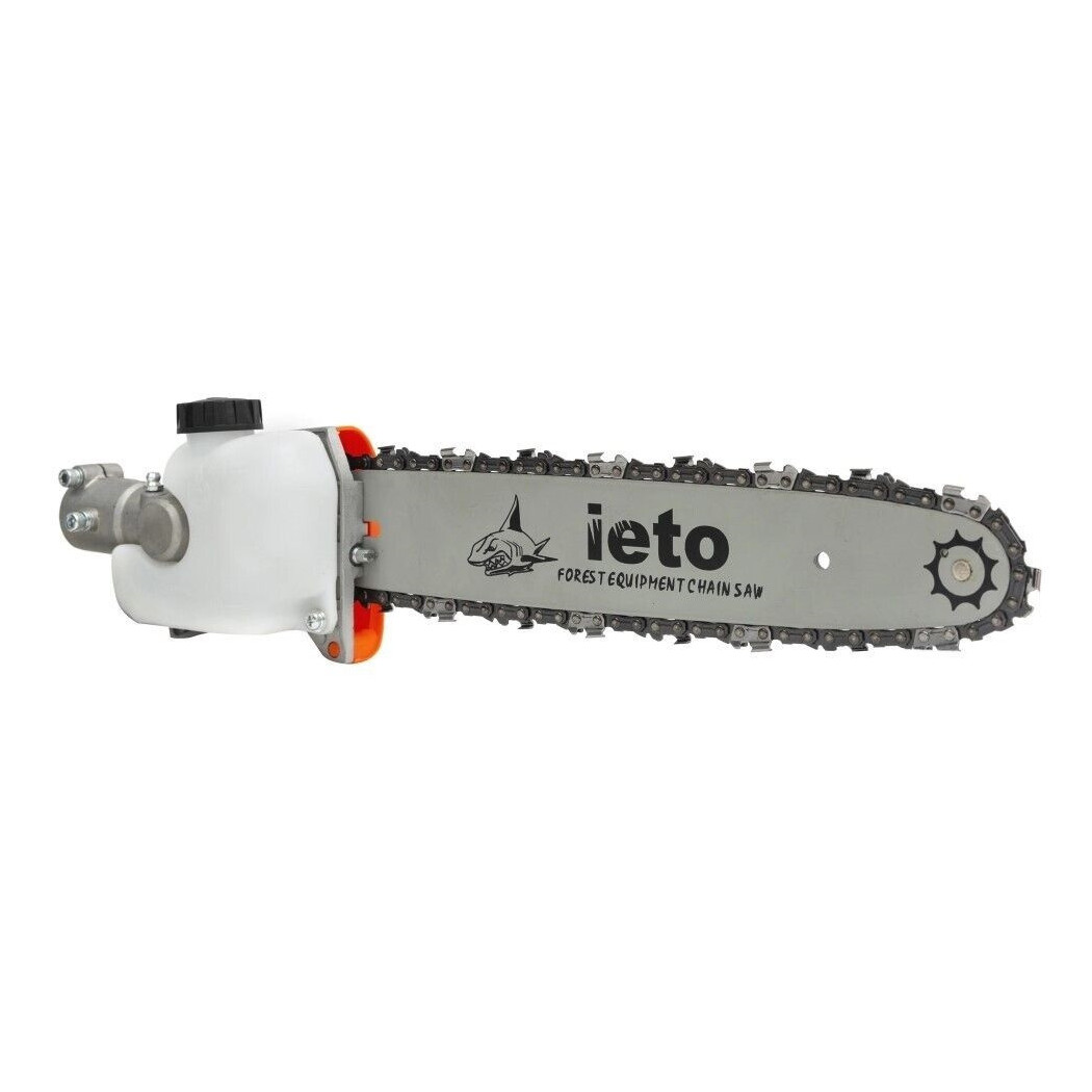 foto del prodotto trade shop kit adattatore da decespugliatore a motosega sega a catena 12 9 denti tubo 26mm 