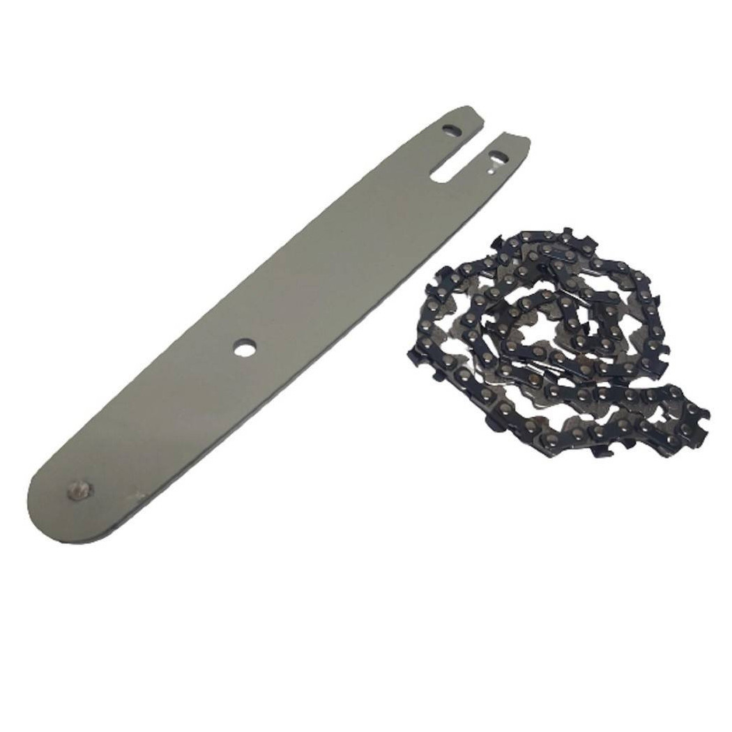 foto del prodotto trade shop kit barra catena 4 quot ricambio da 4 pollici per mini motosega a batteria 