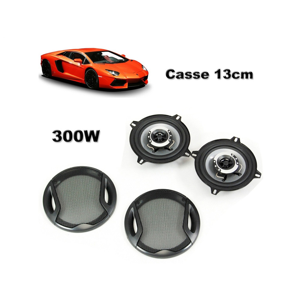 foto del prodotto trade shop kit coppia casse auto 2 vie 13 cm 300w altoparlanti auto 300 watt ts g1341r 