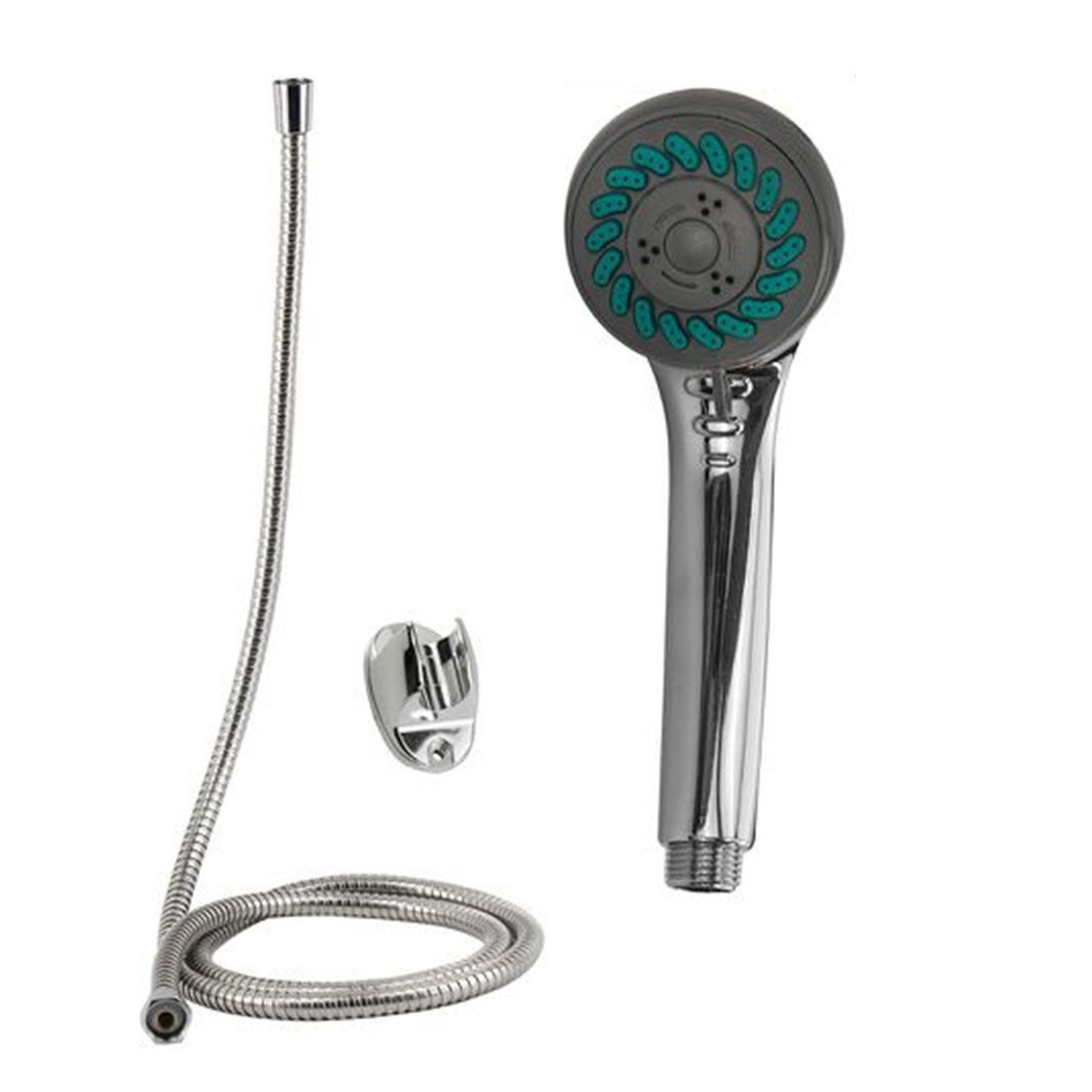 foto del prodotto trade shop kit doccetta bagno doccino soffione doccia multigetto con laccio 1,8mt staffa 69051 