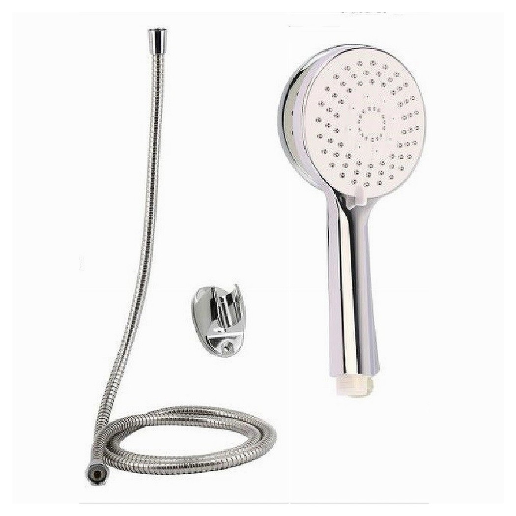 foto del prodotto trade shop kit doccetta doccino bagno multigetto soffione doccia laccio 1,8 mt staffa 79364 