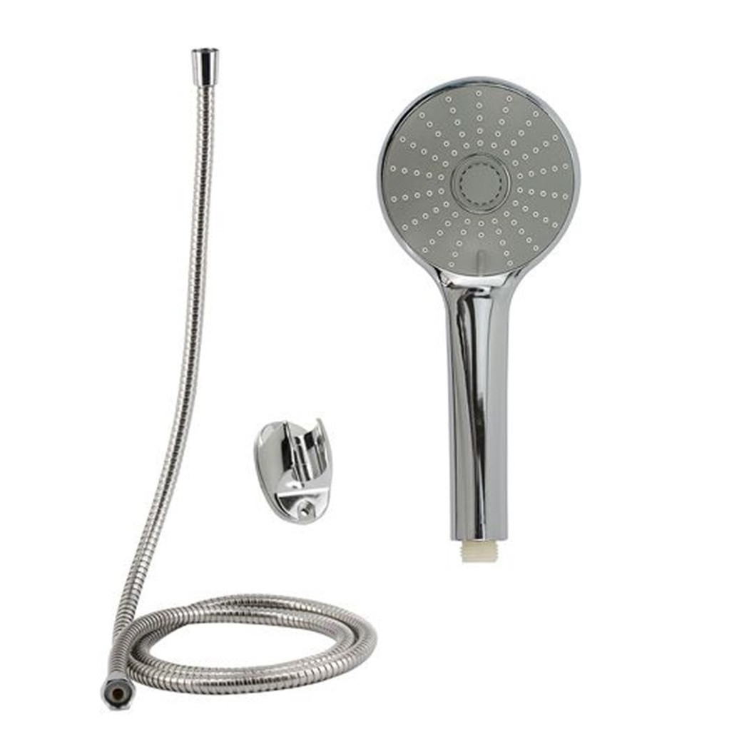 foto del prodotto trade shop kit doccetta doccino soffione bagno doccia tonda laccio 1,8 metri staffa 69318 