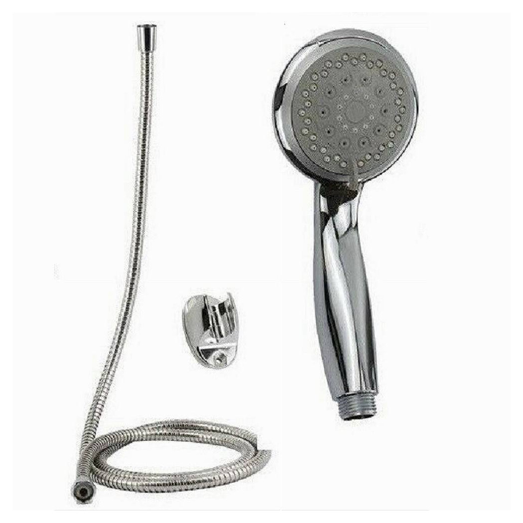 foto del prodotto trade shop kit doccetta doccino soffione bagno doccia tondo laccio 1,8 metri staffa 69344 