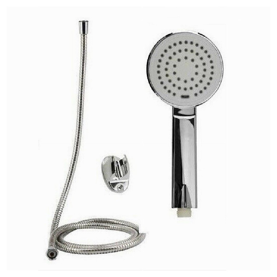 foto del prodotto trade shop kit doccetta doccino soffione tondo doccia con laccio 1,8mt staffa 69334 bagno 